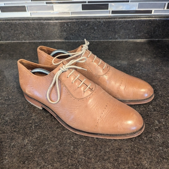 Men's size 10 Manuel Dupont leather dress shoes - Picture 1 of 7